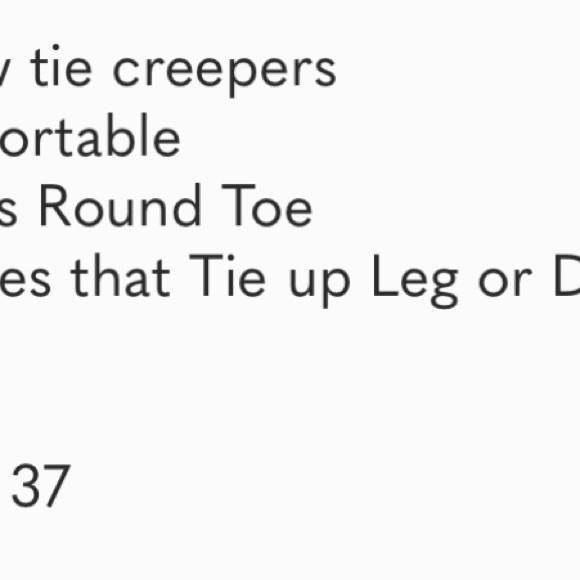 Fenti creepers with laces oatmeal color 6.5 - Picture 2 of 5